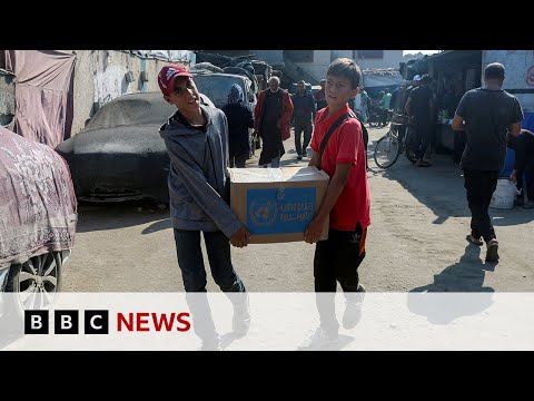 Israel hasn’t breached its law against blocking aid in Gaza, US says | BBC News