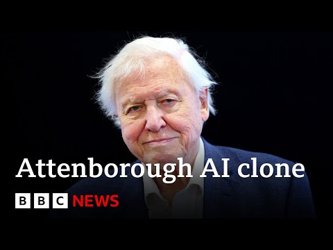 Sir David Attenborough says AI clone of his voice is ‘disturbing’ | BBC News