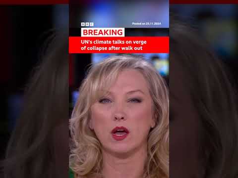 Several countries walked out of UN climate talks, saying they “didn’t feel heard.” #Shorts #BBCNews