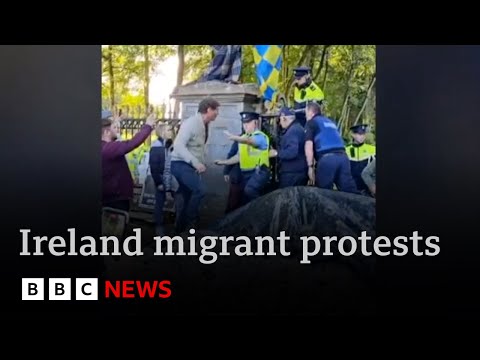 Ireland toughens response to mass migration as communities voice concerns | BBC News