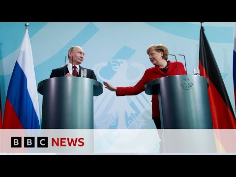 Angela Merkel defends ties with Russia and blocking Ukraine from Nato | BBC News