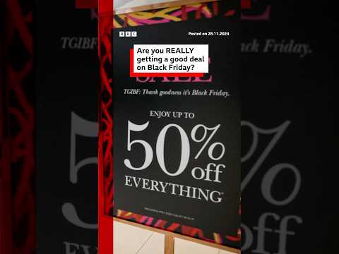Are you really getting a good deal on Black Friday? #BlackFriday #BBCNews