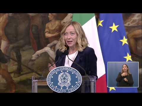 Dichiarazioni alla stampa del Presidente Meloni e del Segretario generale della NATO Rutte (LIS)