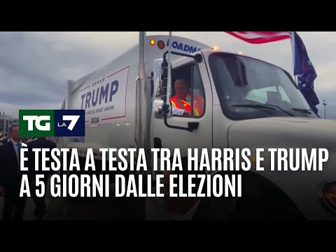 É testa a testa tra Harris e Trump a 5 giorni dalle elezioni