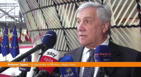 Ucraina, Tajani “La nostra linea sull’uso delle armi non cambia”