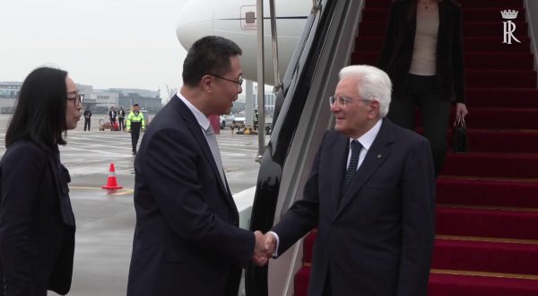 Il Presidente Mattarella arriva a Hangzhou