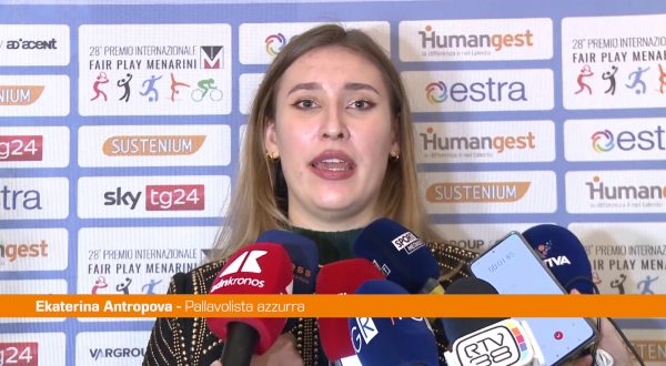 Antropova “Un onore trasmettere ai ragazzi qualcosa oltre le vittorie”