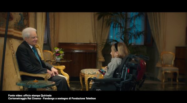 Telethon, Mattarella attore per un giorno per Mavi