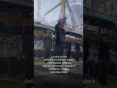 L’ Amerigo Vespucci a Doha #tourvespucci #wearevespucci  #italiaavelespiegate