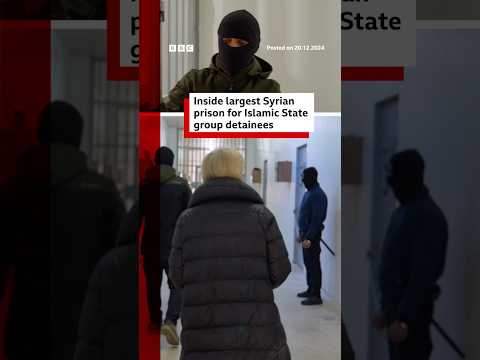 BBC goes inside Syrian prison holding IS detainees. #Syria #Prison #BBCNews
