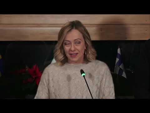 Vertice Nord-Sud di Saariselkä, dichiarazioni alla stampa del Presidente Meloni