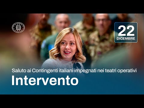 Auguri del Presidente Meloni al Contingente italiano in Lituania e ai Contingenti videocollegati