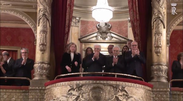 Mattarella all’Opera di Roma per assistere a Tosca