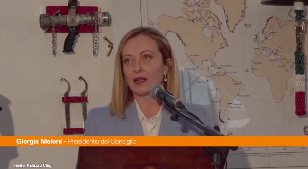 Vespucci, Meloni a Gedda “Nave simbolo di storia e sapienza”