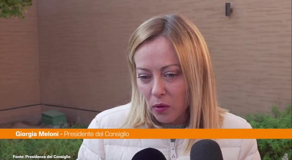 Dazi, Meloni “Dialogo con gli Stati Uniti per soluzione equilibrata”