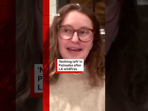 Woman found her condo “completely gone” after LA wildfires. #LosAngeles #Palisades #BBCNews