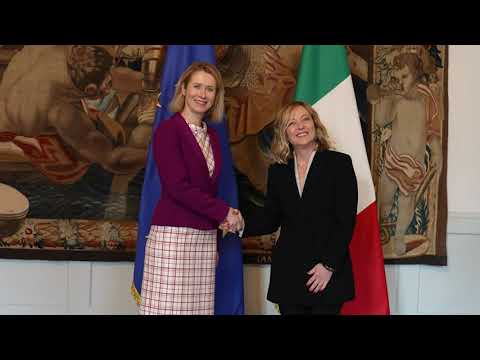 Incontro Meloni – Kallas a Palazzo Chigi