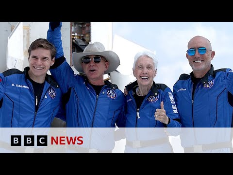 Jeff Bezos’s Blue Origin prepares to launch first rocket into space | BBC News