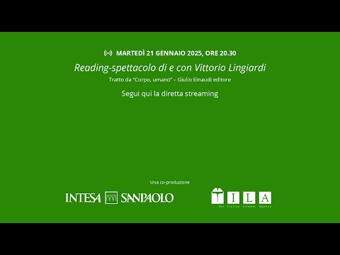TEST -Reading-spettacolo di e con Vittorio Lingiardi