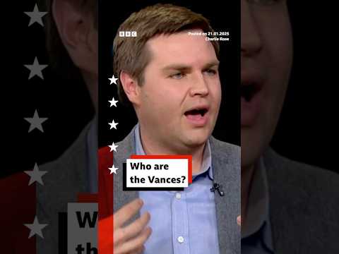 Who are JD and Usha Vance? #JDVance #VicePresident #BBCNews