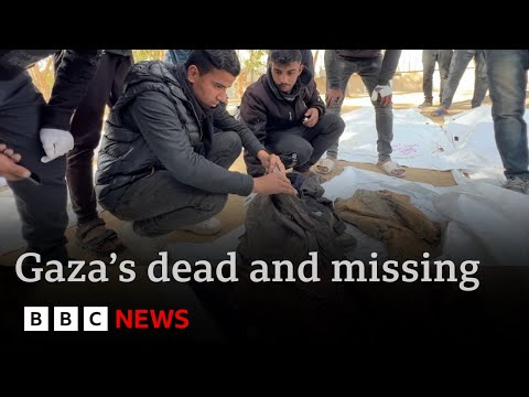 10,000 missing: the harrowing search for Gaza’s dead | BBC News