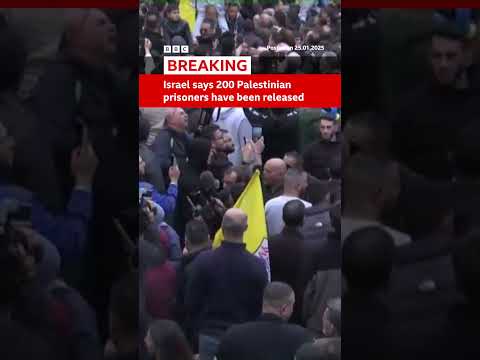 Israel says 200 Palestinian prisoners have been released. #Israel #Gaza #BBCNews