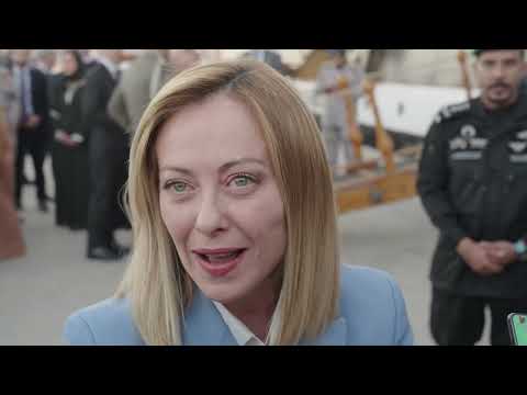 Visita in Arabia Saudita, il punto stampa del Presidente Meloni a Gedda