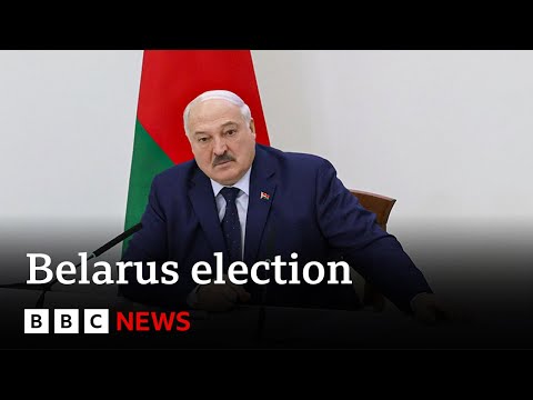 Belarus election: Inside Alexander Lukashenko’s polling day press conference | BBC News