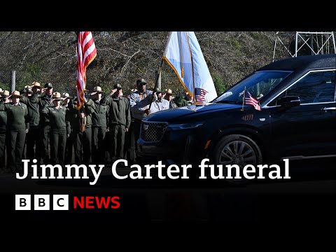 Jimmy Carter’s US state funeral begins in Georgia | BBC News