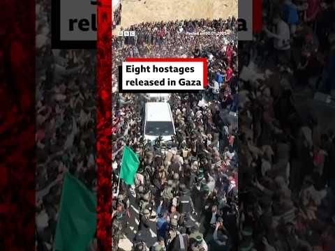 Eight hostages released in Gaza, with 110 Palestinian prisoners freed. #Israel #Gaza #BBCNews