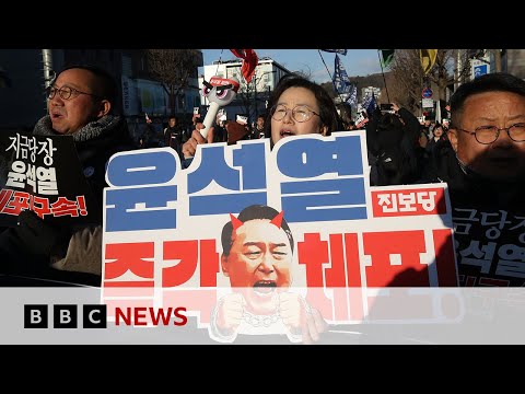 South Korea investigators may extend president’s arrest warrant | BBC News