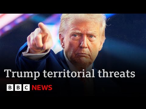 Trump refuses to rule out military force to seize Greenland and Panama | BBC News
