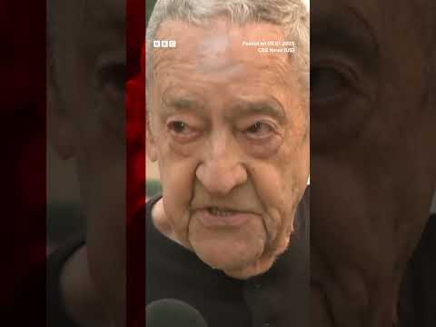 91-year-old loses house to LA wildfires. #Wildfires #California #BBCNews