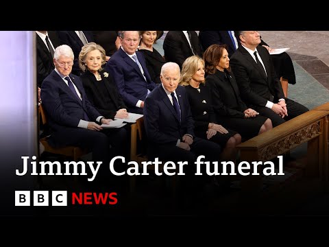 Joe Biden praises Jimmy Carter’s character at former US president’s state funeral | BBC News