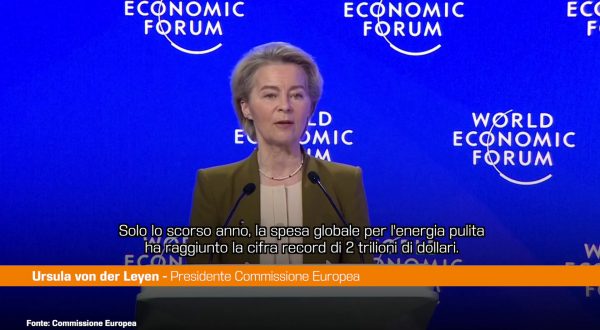Ue, Von der Leyen “Manteniamo la rotta sulla transizione energetica”