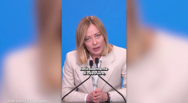 Meloni “Mondo guarda con interesse all’Italia, ma c’è chi rema contro”