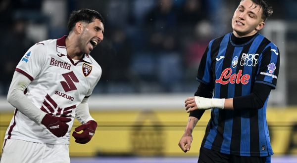 Milinkovic-Savic para il rigore di Retegui, Atalanta-Torino 1-1