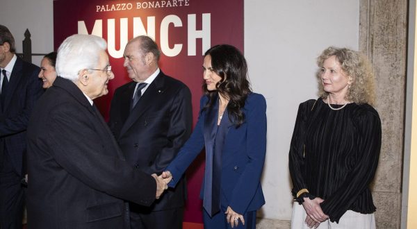 Munch a Roma, a inaugurare la mostra Mattarella e Regina di Norvegia