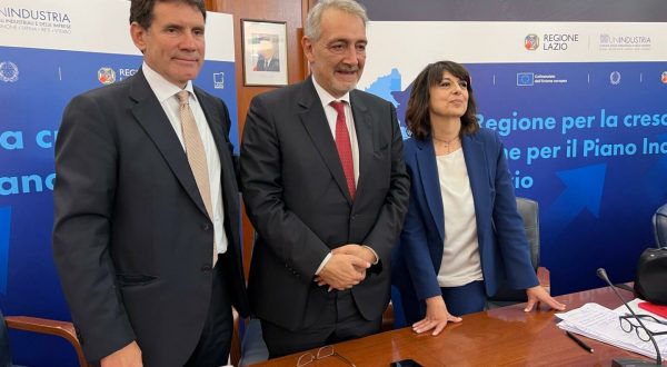 Regione Lazio e Unindustria insieme per il nuovo Piano industriale