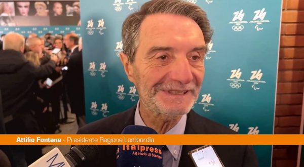 Milano-Cortina, Fontana “Le cose vanno bene, faremo grande Olimpiade”