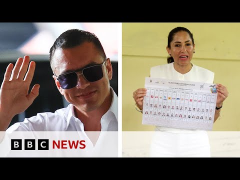 Ecuador election ends in a ‘tie’ prompting run-off | BBC News