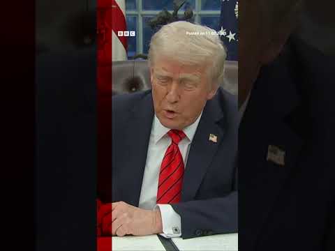 ‘We’re going back to plastic straws’, says US President Trump. #US #Trump #BBCNews