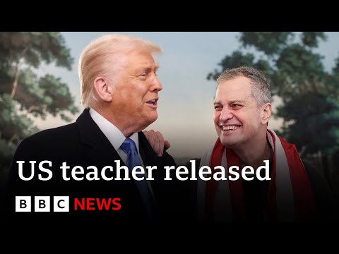Marc Fogel welcomed by Donald Trump after release from Russia | BBC News
