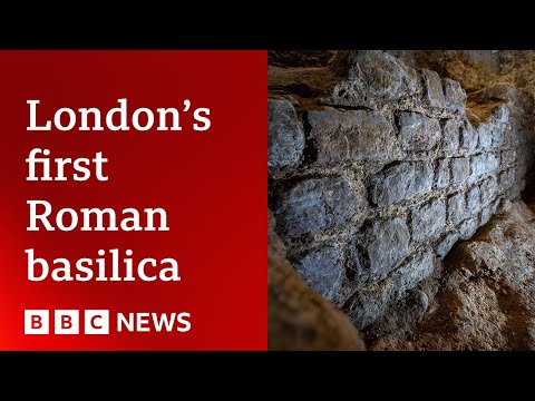 London’s first Roman basilica found under office basement | BBC News