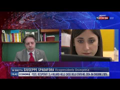 Unimpresa su TGCOM 24 – 18/2 16.30 Economia. In calo le imprese under35. Ospite: Giuseppe Spadafora