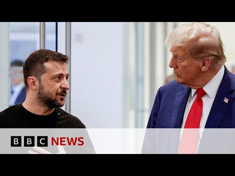 Zelensky says Trump ‘living in disinformation space’ created by Russia | BBC News