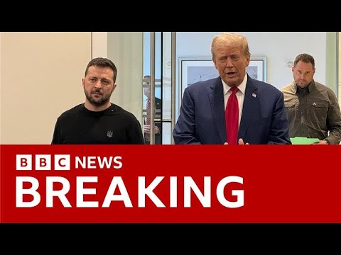 Trump calls Zelensky a ‘dictator’ as he hits back at ‘disinformation’ criticism | BBC News