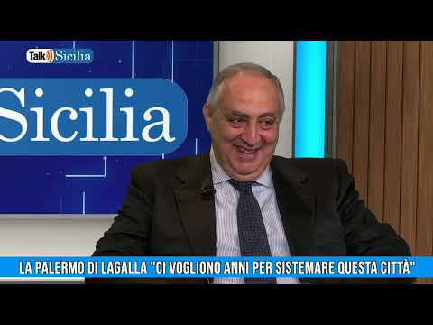 Talk Sicilia-Roberto Lagalla – La Palermo di Lagalla “Ci vogliono anni per sistemare questa città”