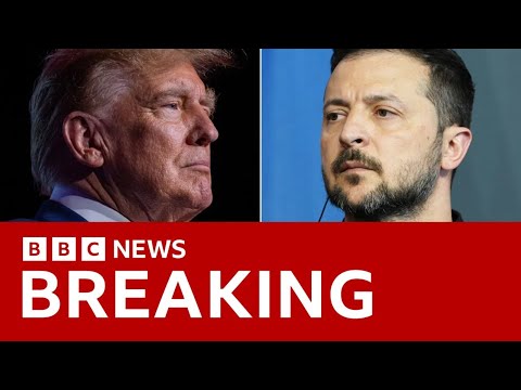 Trump and Zelensky to sign “what could be trillion dollar” minerals deal at White House | BBC News