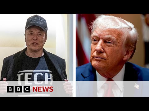 Elon Musk joins US President Donald Trump’s first White House cabinet meeting | BBC News